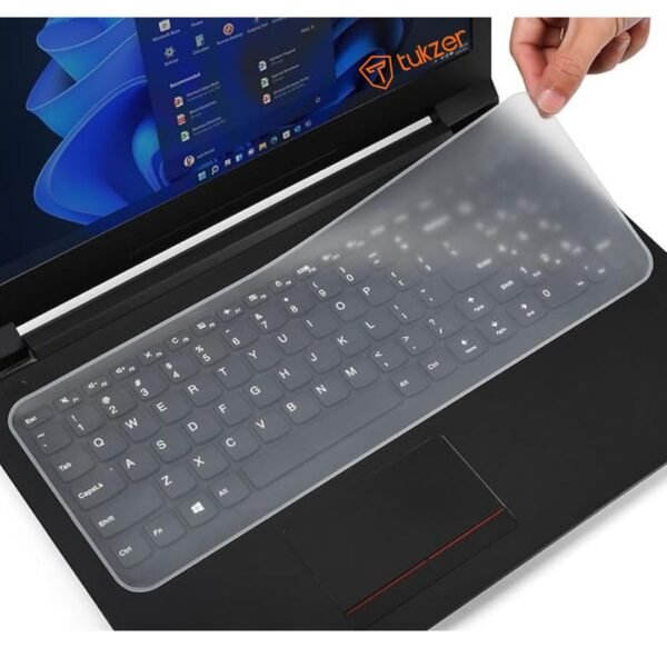 Tukzer Universal Silicone 15.6” Laptop Keyguard Keyboard Protector, Keyboard Dust Cover, Keyboard Skin 15.6” keyguard (36.5 x 13.5 cm)
