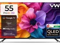 VW 140 cm (55 inches) Pro Series 4K Ultra HD Smart QLED Google TV VW55GQ1