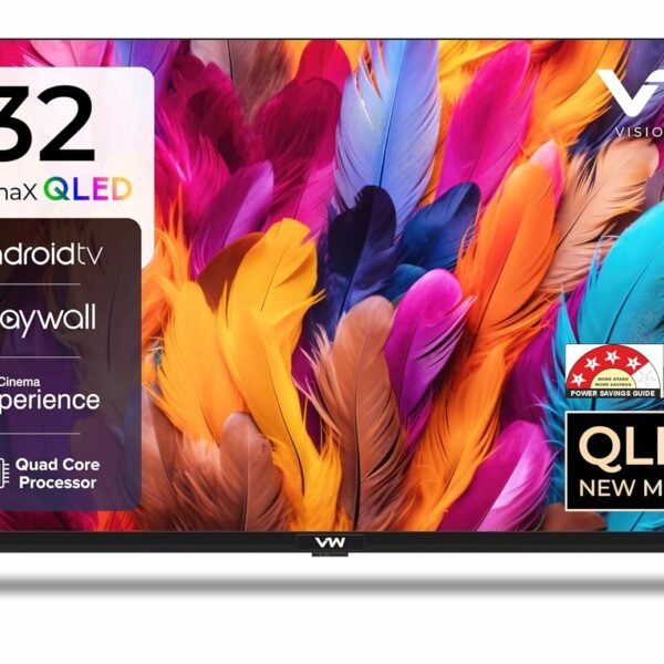VW 80 cm (32 inches) OptimaX Series HD Ready Smart QLED Android TV VW32AQ1