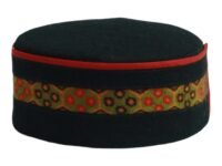 Vastraa Fusion Men's Handloomed Woolen Himachali Kullu Topi (Pack of 1) (TS2604_Free Size)