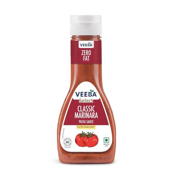 Veeba Classic Marinara Pasta & Pizza Sauce (310G) I Zero Fat I Vegan I Gluten Free