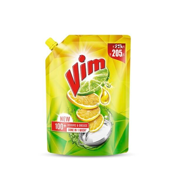 Vim Dishwash Liquid Gel Lemon 900 ml Refill Pouch