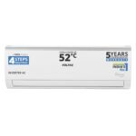 Voltas 173V CAE 1.4 ton 3 star inverter Split AC| 4-IN-1 Adjustable mode | Energy Efficient | High ambient Cooling-cools even at 52°C| Anti dust filter with Anti-microbial coating| Copper Coil| White