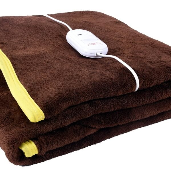 Warmland® BIS Certified ISI Mark Approved Basic Range Single Bed Electric Bed Warmer/Blanket |60 * 60 Inches| Auto Cut Off| Over Heat Protection| 5 Year Replacement Warranty|