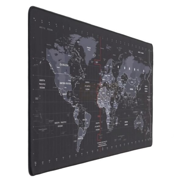 World Map Extra Large Extended Anti Slip Rubber Gaming Mouse Pad & Keyboard Desk Mat for Computer Laptop (900mm x 400mm x 2mm)