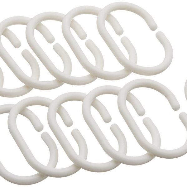 Yellow Weavestm PVC Waterproof Checkered Shower Curtain - 54X84 Inches with 8 Hooks