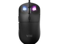 acer Nitro 7 Wired Gaming Mouse | 7-Button RGB Lighting | 1200–12400 DPI Sensor | 1000Hz Polling Rate | 1.5M Paracord Cable | 50M Click Switches | Lightweight 79g | PC/Laptop Compatible – Black