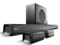 boAt 2025 Launch Aavante Prime 5.1 7050D, Dolby Audio, 700W Signature Sound, 5.1CH with Wireless Subwoofer & Wireless Satellites, Bluetooth Sound bar, Home Theatre Soundbar Speaker (Premium Black)