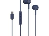 boAt Newly Launched Bassheads 100 C Wired in Ear Earphones with Type-C Jack, in-Line Microphone, 10Mm Drivers, Signature Sound, Integrated Controls & Multi-OS Compatibility(Navy Blue)