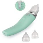 haakaa Baby Electric Nasal Aspirator| Safe Baby Nose Cleaner| Easy Operated Nose Sucker - Relieve Blocked Nose for Babies Infants Toddlers,USB Rechargeable, BPA Free