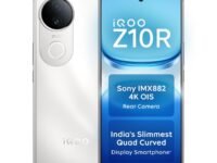 iQOO Z10R 5G (Moonstone, 8GB RAM, 128GB Storage) | 32MP 4K Selfie Camera | Quad-Curved AMOLED Display | Dimensity 7400 Processor with 750K+ AnTuTu
