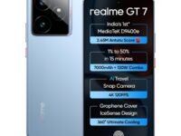 realme GT 7 (IceSense Blue,12GB+256GB) | India's 1st MediaTek Dimensity 9400e Chipset | Strongest Battery Combo 7000mAh + 120W | AI 4K 120FPS Travel Camera | 360° Cooling IceSense Design with Graphene