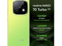 realme NARZO 70 Turbo 5G (Turbo Green,6GB RAM,128GB Storage) | Segment's Fastest Dimensity 7300 Energy 5G Chipset | Motorsports Inspired Design