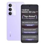 realme NARZO 80 Lite 5G (Crystal Purple, 6GB+128GB) | 6000mAh Long-Lasting Battery | MediaTek Dimensity 6300 5G | AI Assist | IP64 Rated Water & Dust Resistance | Military-Grade Durability