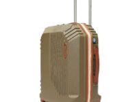 uppercase Vector (Cabin) 55cm, Sustainable Trolley Bag, Hardsided Anti-Scratch 8 Wheel Double Spinner Luggage, TSA Lock & Anti-Theft Zippers, Suitcase for Unisex, 2000 Days Warranty (Brown)