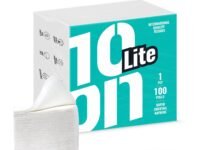 10 on Lite 1 Ply Super Cocktail Tissue Paper Napkins - 22 X 22 CM - 100 Paper Napkins Per Pack- Single Pack
