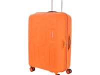 American Tourister Medium Ivy 2.0-8 Wheel, 68 CM Hard PP Check-in Suitcase for Travel/Trolley Bag for Travel/Travel Bag with Combination Lock & Smooth Sliding Double Wheel - Tan Orange