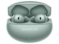 OnePlus Buds 4 TWS Earbuds with Upto 55dB Real-time ANC, Adaptive Mode, Dual Drivers with DACs, 3D Audio, Upto 45hrs Music Playback, ,Dual-Device connectivity, 47ms Low Latency, Zen Green