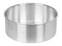 6-Inch x 3-Inch Aluminum Round Cake Pan | Premium Silver Cake Mould/Tin for Baking, Durable and Even Heat Distribution