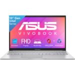 ASUS Vivobook 15, Intel Core i3 13th Gen 1315U, 12GB RAM, 512GB SSD, FHD 15.6", Windows 11, Office Home 2024, Cool Silver, 1.7Kg, X1504VA-BQ331WS, Intel UHD iGPU, Thin & Light, 42Whrs Laptop