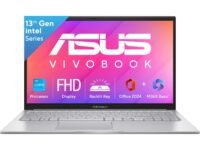 ASUS Vivobook 15, Intel Core i3 13th Gen 1315U, 12GB RAM, 512GB SSD, FHD 15.6", Windows 11, Office Home 2024, Cool Silver, 1.7Kg, X1504VA-BQ331WS, Intel UHD iGPU, Thin & Light, 42Whrs Laptop