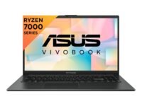 ASUS Vivobook Go 15, AMD Ryzen 3 7320U Thin & Light Laptop(AMD Radeon iGPU/8GB RAM/512GB SSD/FHD/15.6"/60Hz/Windows 11/M365 Basic (1Year)*/Office Home 2024/Mixed Black/1.63 Kg) E1504FA-NJ130WS