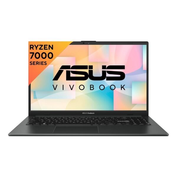 ASUS Vivobook Go 15, AMD Ryzen 3 7320U Thin & Light Laptop(AMD Radeon iGPU/8GB RAM/512GB SSD/FHD/15.6"/60Hz/Windows 11/M365 Basic (1Year)*/Office Home 2024/Mixed Black/1.63 Kg) E1504FA-NJ130WS