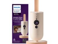 AVENT Philips Baby Monitoring Camera SCD641/00 | Live Two-Way Talk | Pre-Record Lullabies | Motion & Sound Detection | in-Built Room Thermometer | Night Light | Secure Encryption | Android+iOS