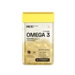 Ace Blend Outshine Omega 3 Fish Oil Capsules (60 Softgels) | 1650 Mg with 743 EPA & 528 DHA | 2 capsules for 4X Strength | No Fishy Burps | Supports Heart, Brain, Joints, Eye Health