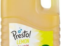 Amazon Brand - Presto! Dishwash Gel | Lemon | 5 Litre Refill Can | Dishwash Liquid | Cuts Through Grease | Safe On Hands