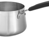 Amazon Brand - Solimo Stainless Steel T Pan, Induction Base, 1.5 Litre