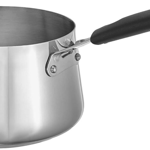 Amazon Brand - Solimo Stainless Steel T Pan, Induction Base, 1.5 Litre