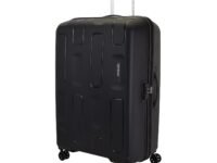 American Tourister Medium Ivy 2.0-8 Wheel, 68 CM Hard PP Check-in Suitcase for Travel/Trolley Bag for Travel/Travel Bag with Combination Lock & Smooth Sliding Double Wheel - Black