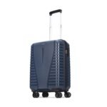Aristocrat Cabin Polypropylene Airpro 55 Cm(Small) 8 Spinner Wheels Trolley Bags for Travel Hard Case Luggage, Lightweight Bag with Combination Lock & Robust Trolley with 3 Years Warranty (Blue)