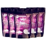 Arnigo Dishwasher Salt 5kg for All Brands Dishwasher, Prevents White Spots, Regerates Resin, Improves Performance, Removes Water Hardness, Enhances Cleaning Quality Of Detergent- (1kg - Pack of 5)