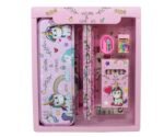 Asera Stationery Gift Pack for Kids for Birthday Return Gifts (Multicolour, Unicorn Theme)