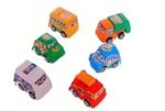 Avenn Plastic Pull Back Toy Cars, Multicolour, Set of 6