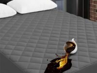 Ayka 100% Waterproof Cotton Quilted Mattress Protector Single Size Breathable Hypoallergenic Noiseless Ultra Soft Fitted Bed Protector 78x36 inch Mattress/Bed Cover (Single 78x36 | 6.5x3 ft, Grey)