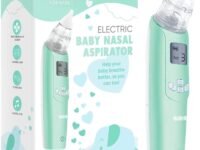 Baby Nasal Aspirator - Electric Nose Suction for Baby - Automatic Booger Sucker for Infants - Battery Powered Snot Sucker Mucus Remover for Kids Toddlers