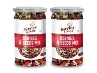 Berries And Nuts Trail Bites | Berries & Seeds | Trail Mix, Healthy Mix | 400 Gram | 2 Bottles of 200 Grams