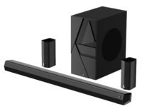 Boat Aavante Bar 3600/3500, 500W Signature Sound,5.1CH, Wall Mountable Design, Bass & Treble with Master Remote Control, Bluetooth Sound Bar, Home Theatre Soundbar Speaker (Premium Black)