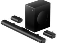 Boat Aavante Prime 5.1 5000DA (2025 Launch), Dolby Atmos, 500W, 5.1CH w/Wired Subwoofer & Wired Satellites, Multi Compatibility, Bluetooth Sound bar, Home Theatre Soundbar Speaker(Premium Black)