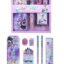 Brand Conquer Combo of Pen(Glitter) with Kids Cartoon Hello Kitty Printed Stationary Set for Girls Boys - with Pencil case,Two Pencils Eraser, Scale, Sharpener and Crayon.