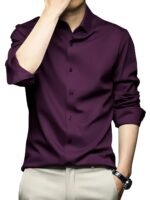 CVC Mens Satin Regular Fit Formal Shirt.