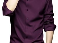 CVC Mens Satin Regular Fit Formal Shirt.
