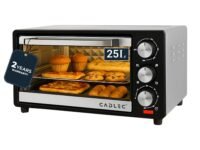 Cadlec MultiChef Multi-Function OTG for Kitchen, 25 Litre, 1300W, Oven Toaster Griller, Adjustable Temperature & Timer, Bake, Grill & Toast, Oven for Baking - Silver