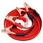 Car Heavy Duty Auto Car Jumper Cable Battery Booster Wire Clamp with Alligator Wire Car Battery Jumper Cable (Red Positive, Black Negative) (500 AMP Booster Cable, 7ft)