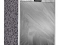 Classic® Dishwasher Cover Suitable for Siemens of 12, 13, 14 and 15 Place Setting (63cmsX63cmsX81cms, Black & Grey)