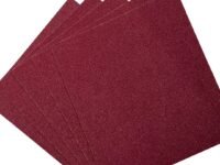 Color Zebra SAND PAPER/EMERY PAPER/SANDING PAPER Grit - 80 .Pack of 05 Sheets of Aluminum Oxide Sanding Paper. For Dry Sanding of Wood and Metal.