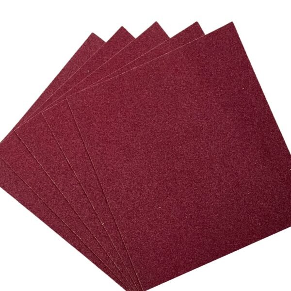 Color Zebra SAND PAPER/EMERY PAPER/SANDING PAPER Grit - 80 .Pack of 05 Sheets of Aluminum Oxide Sanding Paper. For Dry Sanding of Wood and Metal.
